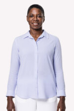 Mahia Ladies Corporate Shirt – Elegant, Comfortable & Customizable Workwear